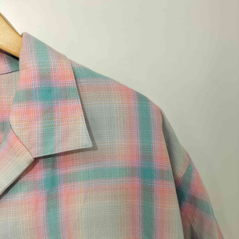セヴシグ SEVESKIG Ombre Check S/SL Shirt メンズ  M